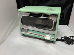 ○ 昭和レトロ サンヨー オーブントースター SK-883型 SPEEDY 800 ミントグリーン レトロポップなトースター 動作品 中古美品 ④