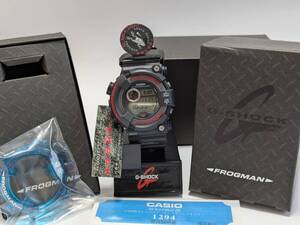 CASIO カシオ G-SHOCK Gショック 1995 FROGMAN DW-8200 チタン フロッグマン 1294 モジュール ISO 200M 新品ベゼル DW-5000 DW DW WW C1