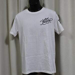 エドハーディー ED HARDY メンズ半袖Tシャツ ホワイト Mサイズ M02RST940 新品 白