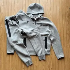 グレー テックフリース NIKE パーカー スウェット ジョガーパンツ M