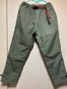 グラミチ GRAMICCL & F/CE 別注 ルーズテーパードパンツ OLIVE サイズM