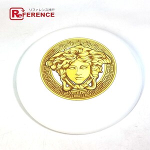 VERSACE ヴェルサーチ ZFRI00001 インテリア メデューサ フリスビー 雑貨 プラスチック ホワイト ユニセックス【中古】未使用