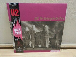 T87◆国内盤LP『U2 / : Polystar 28SI-252 1984年』ブライアン・イーノ ジャケダメージあり 241125