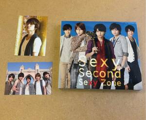 送料無料☆Sexy Zone『Sexy Second』初回限定盤CD＋DVD☆カード付☆美品☆アルバム☆317