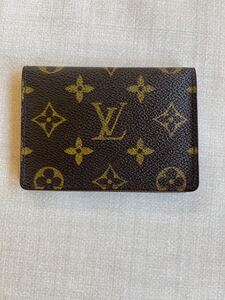 【極美品】LOUIS VUITTON ヴィトン M60533 モノグラム ポルト2 カルト ヴェルティカル CA0065 パスケース カードケース ブラウン系 