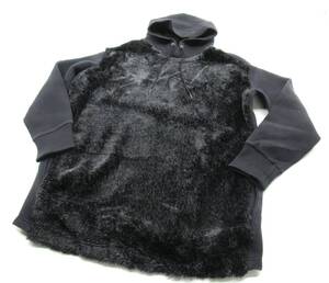 ★【S送900円】2012 JUNYA WATANABE COMME des GARCONS ジュンヤワタナベ コムデギャルソン JB-T025 切替パーカー フーディー 黒 S AD2018