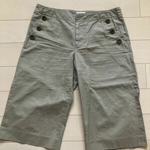 Harriss paris ハーフパンツ 中古品♪サイズ34だけどM相当 カーキ