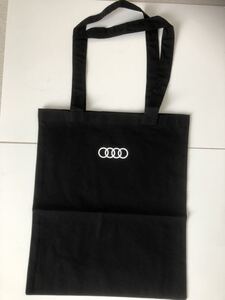 未使用★Audi /アウディ　オリジナル　トートバッグ　黒　ブラック　手提げかばん　純正　ノベルティ★非売品