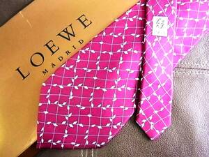 ●5-2517●在庫処分SALE●【ＬＯＥＷＥ】ロエベ【葉】ネクタイ