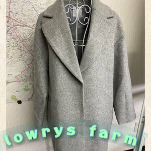 ローリーズファーム ◆ ハーフコート Mサイズ ライトグレー ◆ LOWRYS FARM ◆ レディース コート 