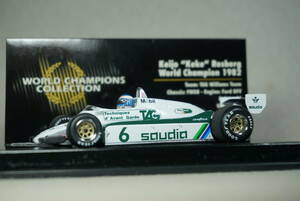 1/43 タバコデカール加工 ロズベルグ 年間チャンピオン MINICHAMPS Williams FW08 #6 Roseberg 1984 World Champion ウィリアムズ DFV ford