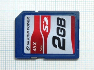 ★SILICON POWER ＳＤメモリーカード ２ＧＢ 中古★送料８５円・１８５円