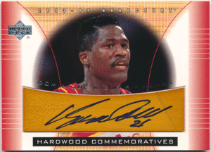 ☆ Dominique Wilkins NBA 2003-04 UD Hardcourt Hardwood Commemoratives Signature Auto 直筆サイン オート ドミニク・ウィルキンス