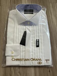 CHRISTIAN ORANI ウイングカラーシャツ ワイシャツ ドレスシャツ タキシード テールコート 礼装 S