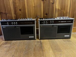 【FS0908】TC-2850SD&TC-2860SD セット　SET品　ソニー SONY ラジカセ 昭和レトロ カセットレコーダー AM FM 