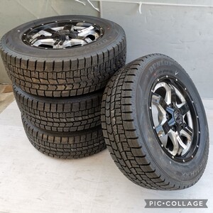 レアマイスター Lehrmeister MASTRO マストロ 17x7.5J 5穴 PCD114.3/127 +38 スタッドタイヤ付き4本セット235/65R17 レクサス NX RAV4 