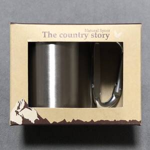 The country story　ステンレス カラビナカップ　マグカップ　シルバー　未使用　★★★送料込み★★★　入手困難　超レア　キャンプ