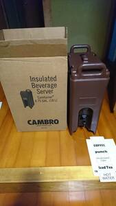 当時物 平成 カムティナー 蛇口 タンク CAMBRO 4.75GAL(18L)(新品)