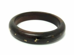 1円 ■美品■ LOUIS VUITTON ルイヴィトン M66010 ブラスレ シルヴァニアTPM ブレスレット バングル アクセサリー ブラウン系 FD6246