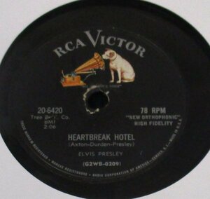 ★ 78rpm Elvis Presley / Heartbreak Hotel / I Was The One [ US 