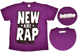 Y-4727★送料無料★NEW KRE RAP TOUR 2004～新人クレバ～ KREVA LITTLE MCU HIP HOP ラップ KICK THE CAN CREW★ツアー 半袖 T-シャツ Ｍ