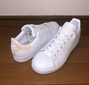 良品 adidas ORIGINALS STAN SMITH W FV6312 US5.5 22.5cm アディダス オリジナルス スタンスミス ホワイト ベージュ ピンクベージュ 白