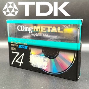 希少◆未開封◆メタルテープ TDK 74分 カセットテープ 平成レトロ 昭和