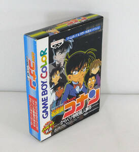 【即決】GBCソフト「名探偵コナン からくり寺院殺人事件」箱説付き ゲームボーイ&カラー共通 CAME BOY COLOR