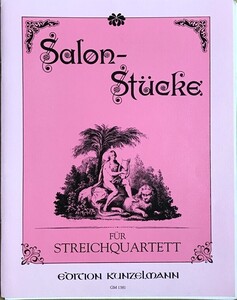 弦楽四重奏のためのサロン小品集 (パート譜セット) 輸入楽譜 Salon Stucke fur strechquartett 洋書