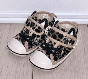 CONVERSE BABY ALL STAR N ANIMALS V-1 7SD141 12cm コンバース ベビー オールスター アニマルズ レオパード ヒョウ柄 豹柄 ファー allstar