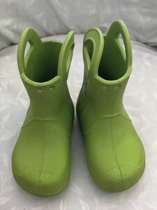 CROCS クロックスキッズレインブーツC６　13cm クロックス長靴 レインシューズ