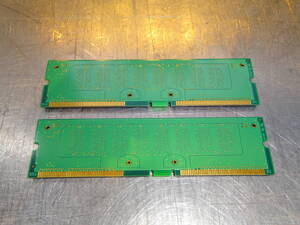 SAMSUNG　サムスン　MR16R1628DF0-CT9　RDRAM　RIMM　パソコン　PC　メモリ　256MB　2枚組　Samsung　PC1066-32P　184pin