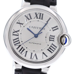 カルティエ CARTIER W69017Z4 バロンブルー 36ｍｍ 自動巻き ボーイズ 良品 保証書付き_845635