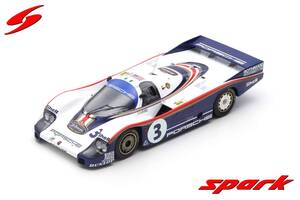 超希少 新品未開封スパーク SPARK 1/18 ポルシェ Porsche 956 3rd ルマンLe Mans 24H 1982 #3 1H.Haywood - A.Holbert - J.Barth 18S424