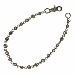 【中古】 CHROME HEARTS クロムハーツ 1クリップ ロング マルチボール ウォレットチェーン #2 BSフレア 23017368 AO