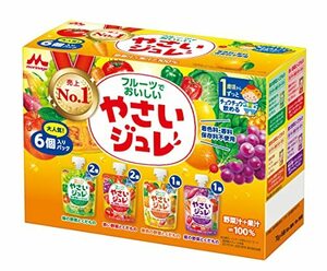 森永 フルーツでおいしいやさいジュレ 70g×6個パック [ 1歳頃から 4種 アソート 詰め合わせ ]