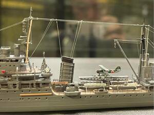 日本海軍 練習巡洋艦　香椎　1/700 完成品 (銘板付き)