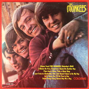 千円開始★神洗浄【超メガレア★USオリジナル準美品★COLGEMS MONO 両溝】★THE MONKEES/same 1st LP★洋楽最強名盤★恋の終列車★最高音圧