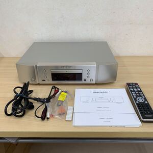 美品 マランツ marantz CDプレーヤー シルバー CD6007 2022年製 リモコン オーディオ機器