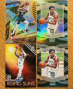 4枚セットDamian Lillard Jrue Holiday 2023-24 Panini Revolution Donruss Optic