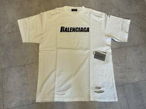 ★BALENCIAGA バレンシアガ Tシャツ クラッシュ オーバーサイズ 正規店購入品