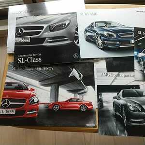 メルセデス・ベンツ　SLクラス　SL-CLASS　カタログ【2012年8月】　Mercedes　Benz　ケース付　希少品　価格表　多少スレあり