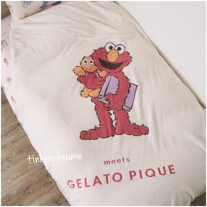 即決◇新品◇gelatopiqueジェラートピケ◇セサミストリート◇エルモマルチカバー◇コラボブランケット