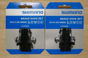 SHIMANO R55C4 ULTEGRA シマノ カートリッジ ブレーキシュー セット BR-R8000 2セット1台分