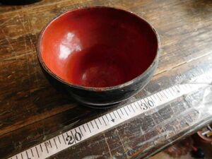 　籃胎漆器　小さいカップno.4 皿椀鉢12x7cm　古いものラッカー　バガン　ミャンマー　ビルマ工芸　ランタイ