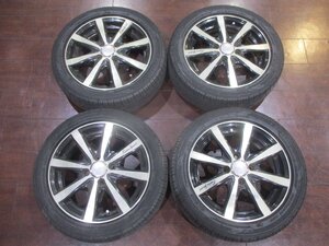 訳あり中古★BLEST EURO SPORTS 14インチ タイヤ＆ホイール4本セット★165/55R14★100/4穴/4.5J/+40★N-BOX/タント等 軽自動車に