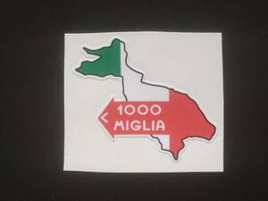 1000 MIGLIA（ミッレミリア）ステッカー イタリア半島