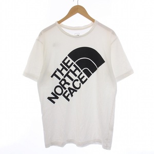 ザノースフェイス THE NORTH FACE Tシャツ カットソー 半袖 クルーネック ロゴ プリント XL 白 ホワイト NT31400Z /BM メンズ