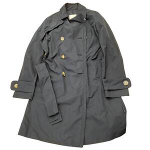 【中古品】MONCLER モンクレール トレンチコート ネイビー レディース 0サイズ 春コート hiA9151RO