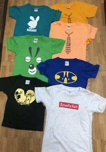 八丈島のおみやげTシャツ130サイズ6着＆140サイズ1着